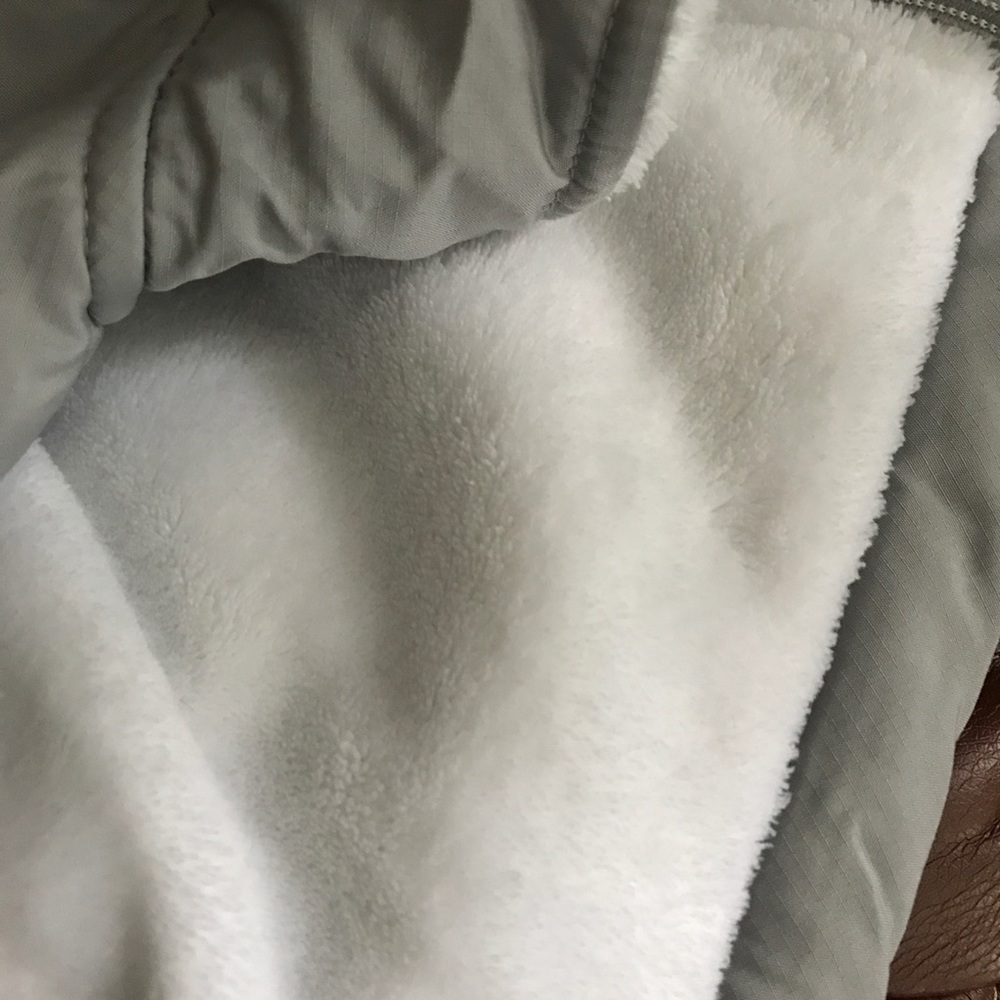 Danskin White Fleece Zip Jacket - Picture 5 of 7